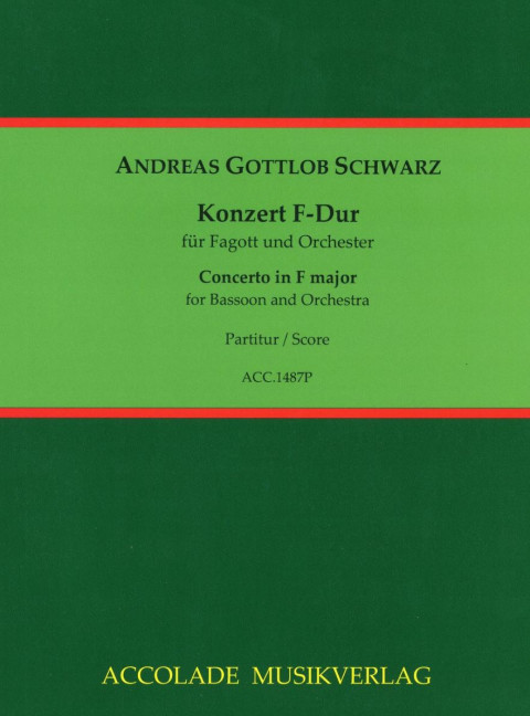 Front Cover Image Konzert F-Dur 