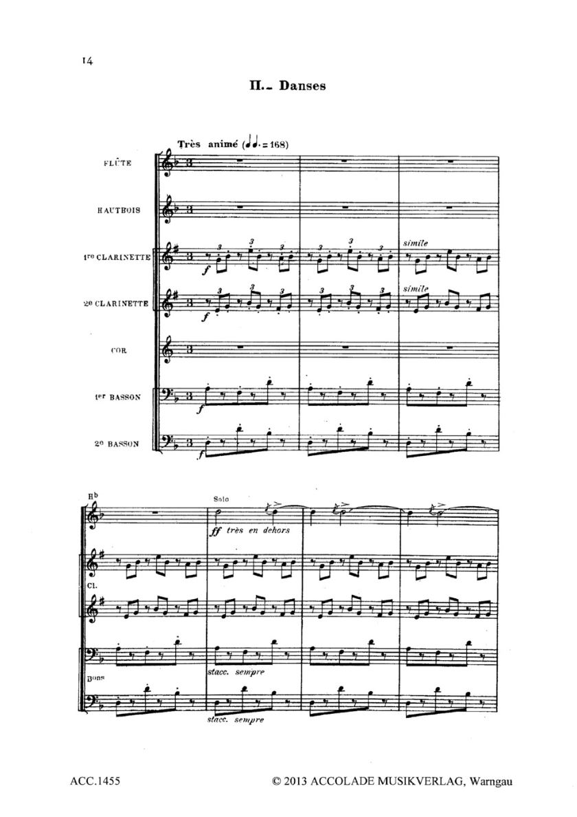 Other Cover Image Chanson et Danses op. 50 