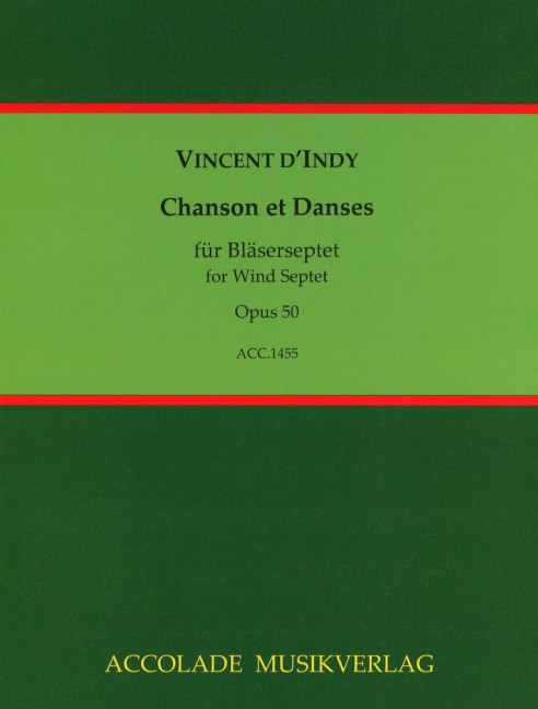 Front Cover Image Chanson et Danses op. 50 