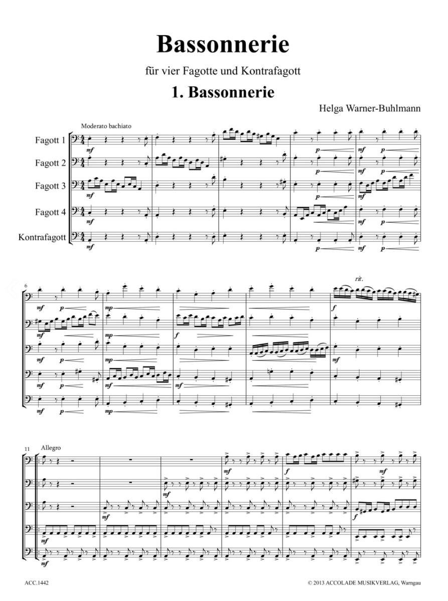 Other Cover Image Bassonnerie 
