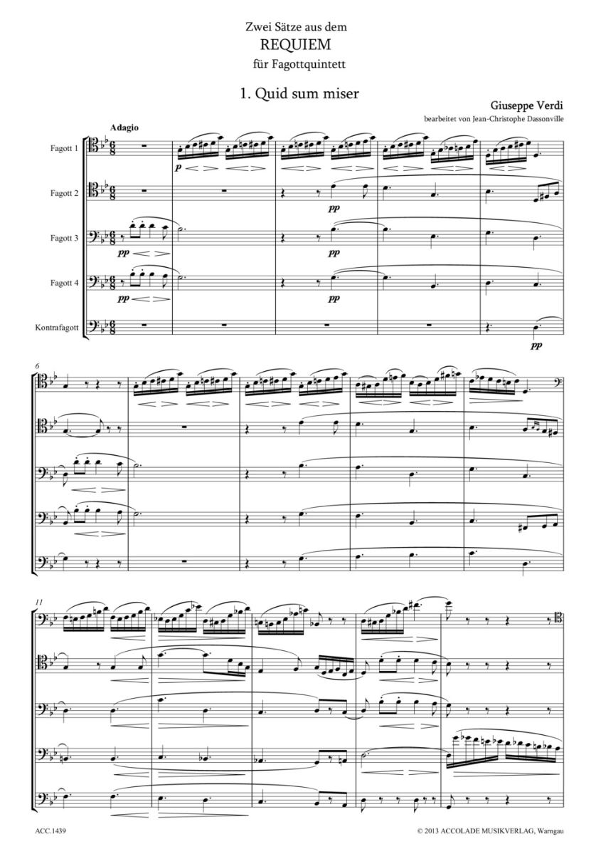 Other Cover Image Zwei Sätze aus dem Requiem 