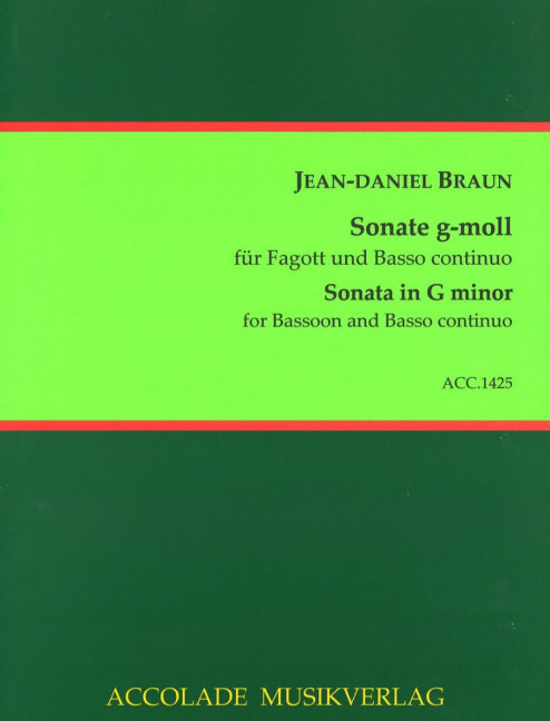Front Cover Image Sonate g-moll 
