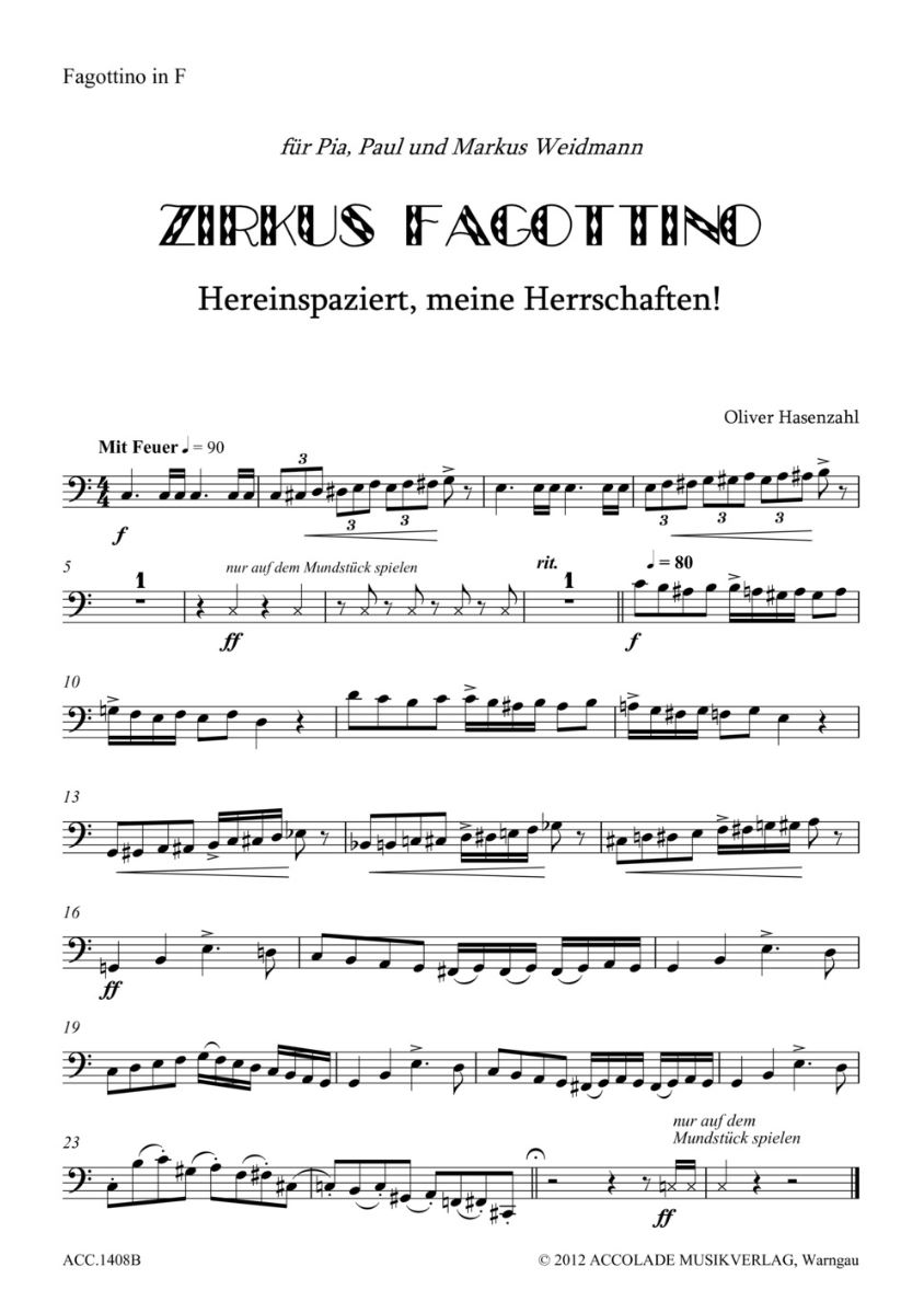 Other Cover Image Zirkus Fagottino 
