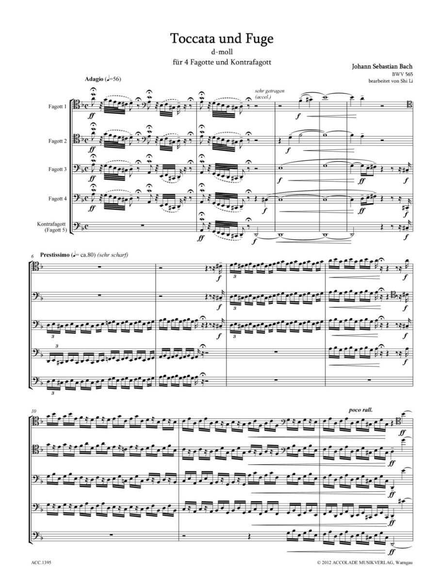 Other Cover Image Toccata und Fuge d-moll BWV 565 