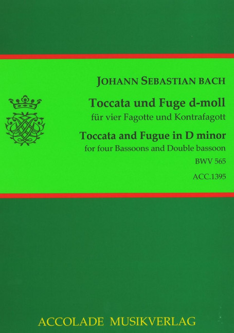 Front Cover Image Toccata und Fuge d-moll BWV 565 