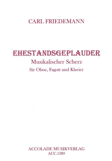 Front Cover Image Ehestandsgeplauder op. 54 