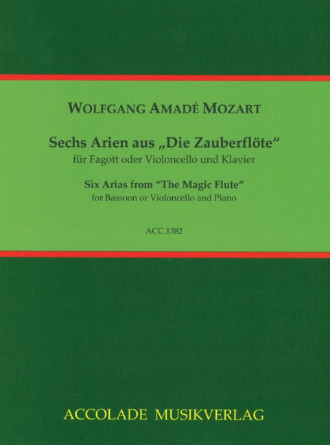 Front Cover Image Sechs Arien aus "Die Zauberflöte" 
