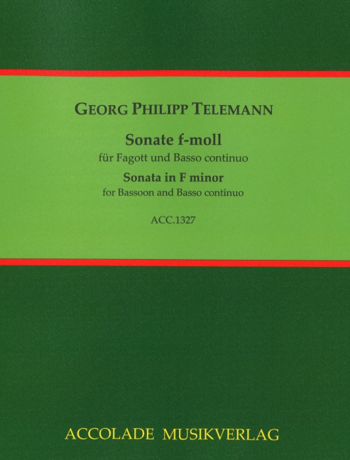 Front Cover Image Sonate f-moll TWV 41:f1 