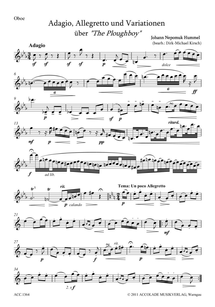 Other Cover Image Adagio, Allegretto und Variationen 