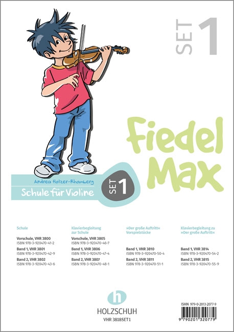 Front Cover Image Fiedel-Max Set 1 für Violine