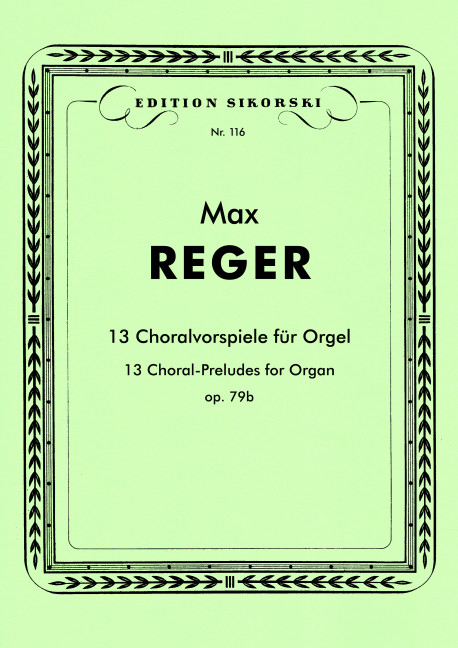 Front Cover Image 13 Choralvorspiele op. 79 b 