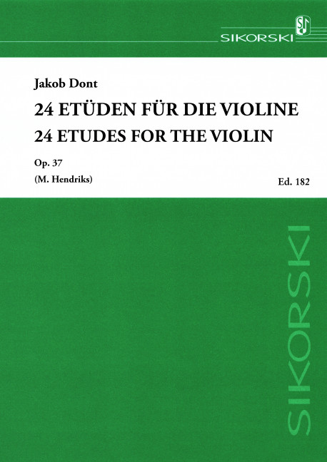 Front Cover Image 24 Etüden op. 37 