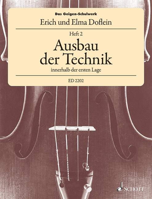 Front Cover Image Das Geigen-Schulwerk Band 2
