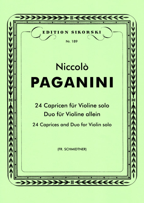 Front Cover Image 24 Capricen / Duo op. 1 