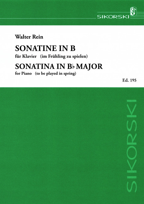 Front Cover Image Sonatine in b 