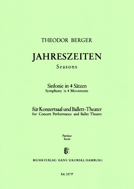 Front Cover Image Jahreszeiten 