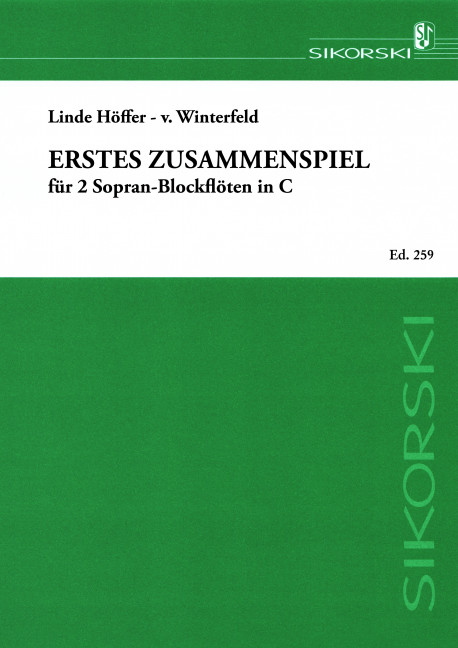 Front Cover Image Erstes Zusammenspiel 