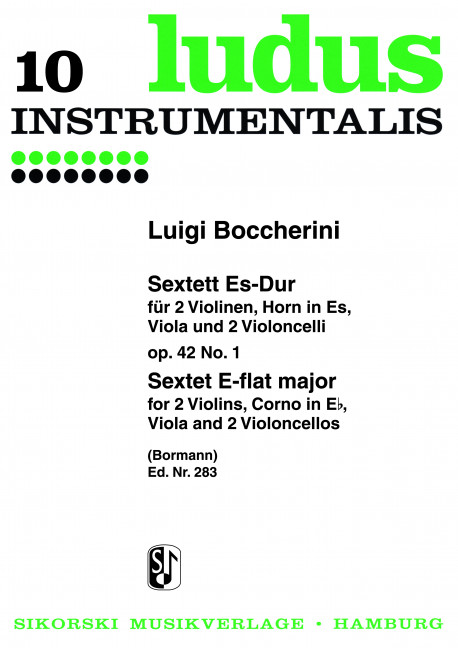 Front Cover Image Sextett op. 42/1 