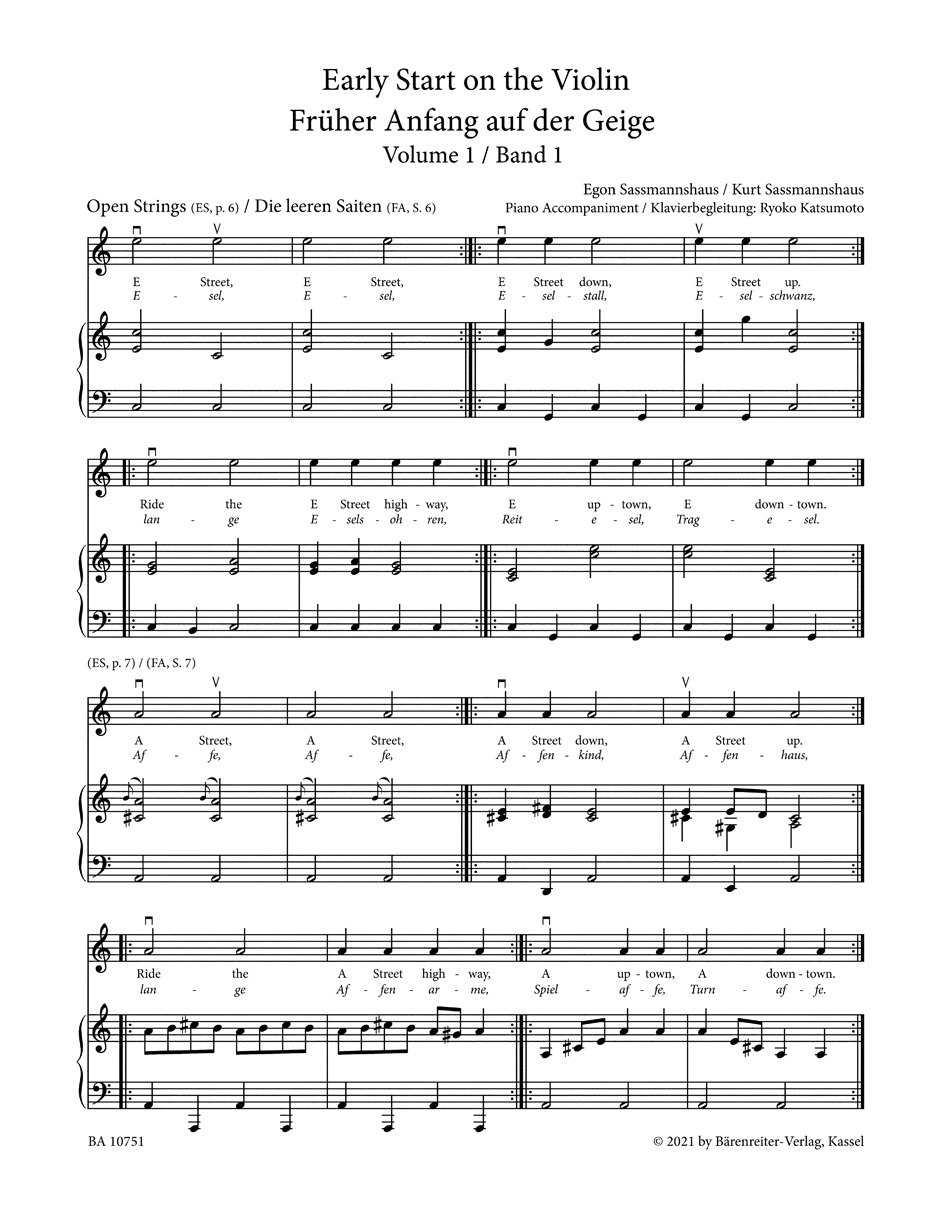 Other Cover Image Früher Anfang auf der Geige 1 / Early Start on the Violin 1