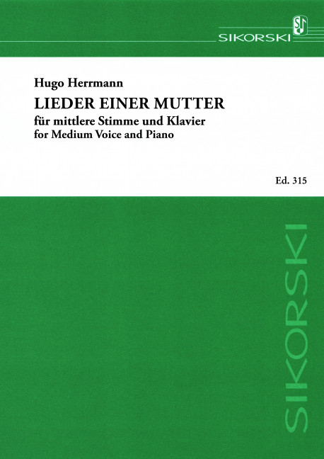 Front Cover Image Lieder einer Mutter 