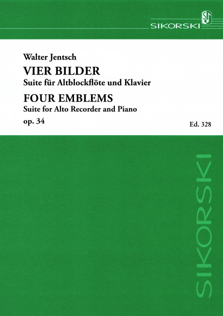 Front Cover Image 4 Bilder op. 34 