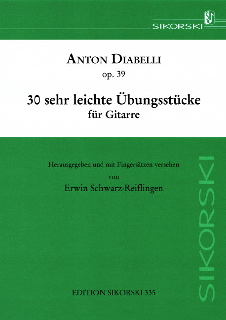 Front Cover Image 30 sehr leichte Übungsstücke op. 39 