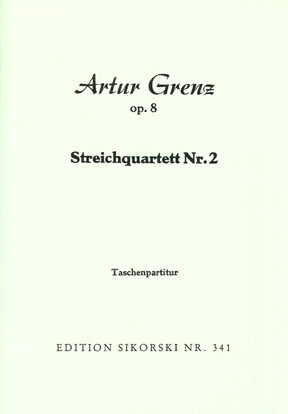 Front Cover Image Streichquartett Nr. 2 op. 8 