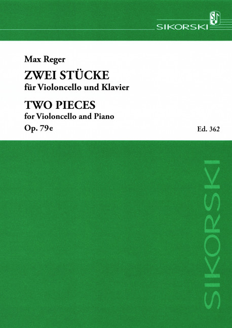 Front Cover Image 2 Stücke op. 79 e 