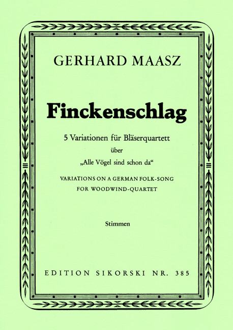 Front Cover Image Finckenschlag 