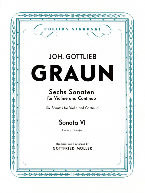 Front Cover Image 6 Sonaten 