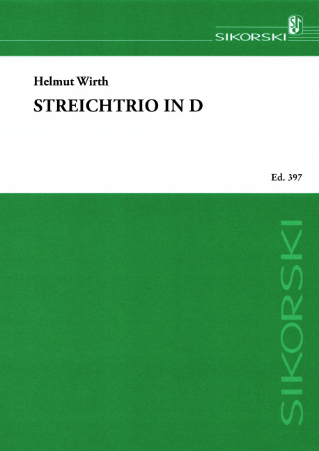 Front Cover Image Streichtrio in D 