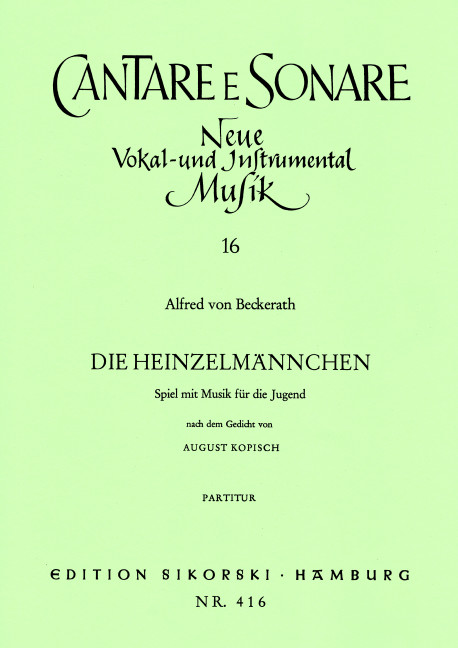 Front Cover Image Die Heinzelmännchen 