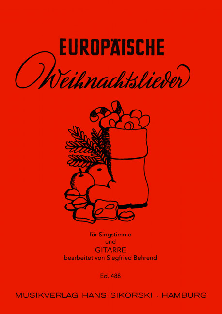 Front Cover Image Europäische Weihnachtslieder 
