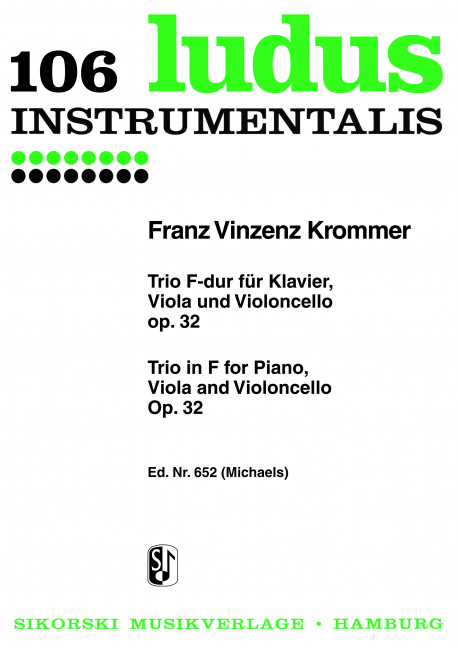 Front Cover Image Trio op. 32 