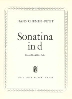 Front Cover Image Sonatina in d 