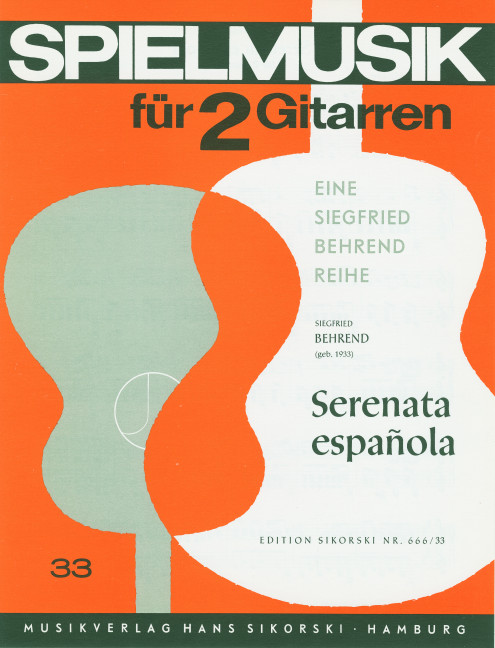 Front Cover Image Serenata espanola 