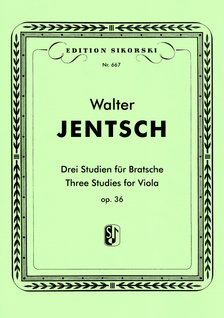 Front Cover Image 3 Studien op. 36 