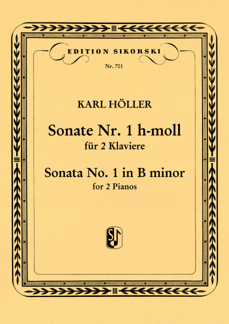 Front Cover Image Sonate Nr. 1 