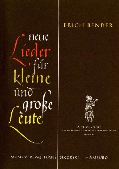 Front Cover Image Neue Lieder für kleine und große Leute 