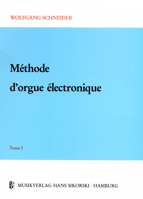 Front Cover Image Méthode d'orgue électronique 