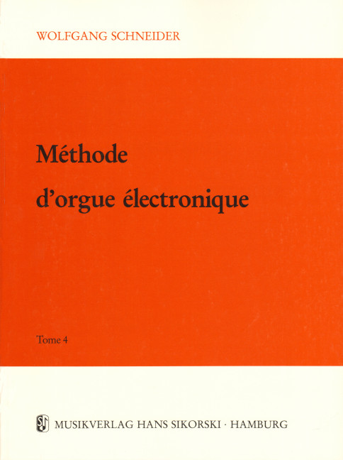 Front Cover Image Méthode d'orgue électronique 
