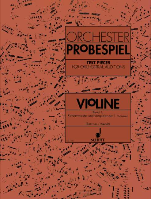 Front Cover Image Orchester-Probespiel Violine Band 1