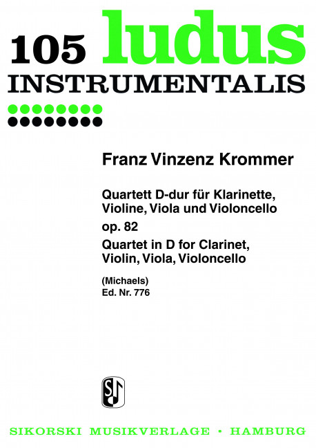 Front Cover Image Quartett op. 82 