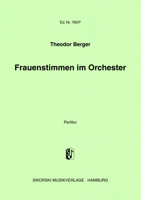 Front Cover Image Frauenstimmen im Orchester 