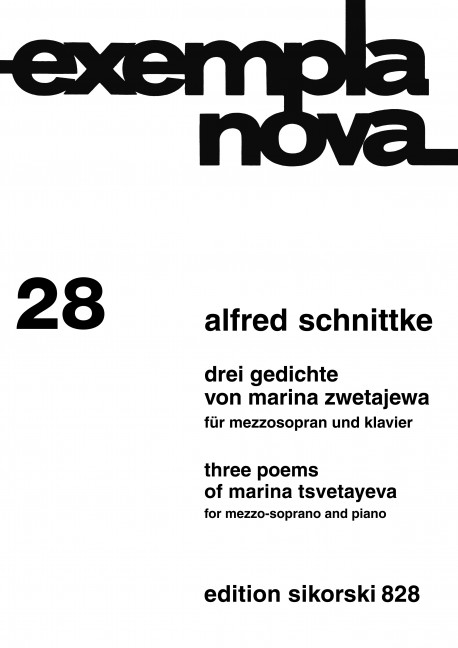 Front Cover Image Drei Gedichte von Marina Zwetajewa 