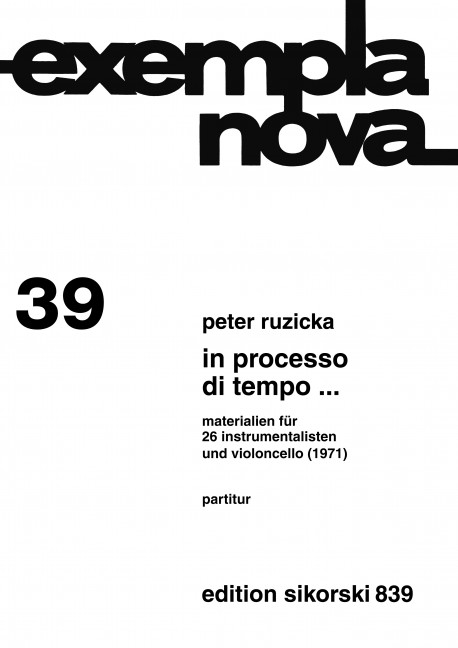 Front Cover Image In processo di tempo ... 