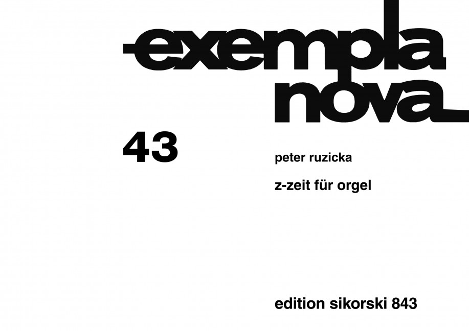 Front Cover Image Z-Zeit 