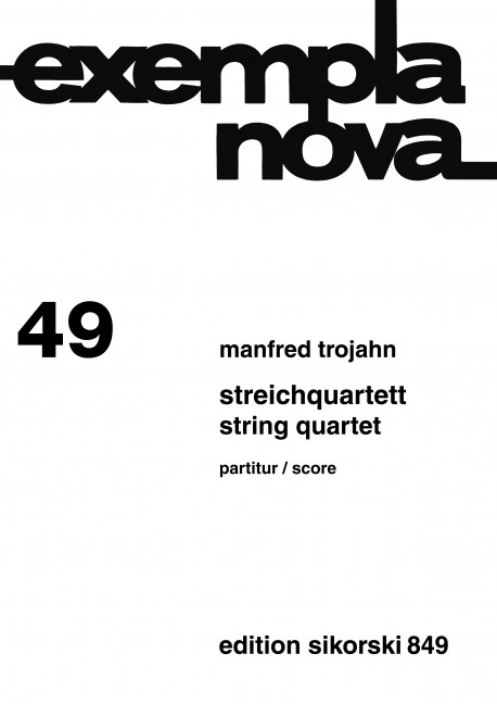 Front Cover Image Streichquartett 