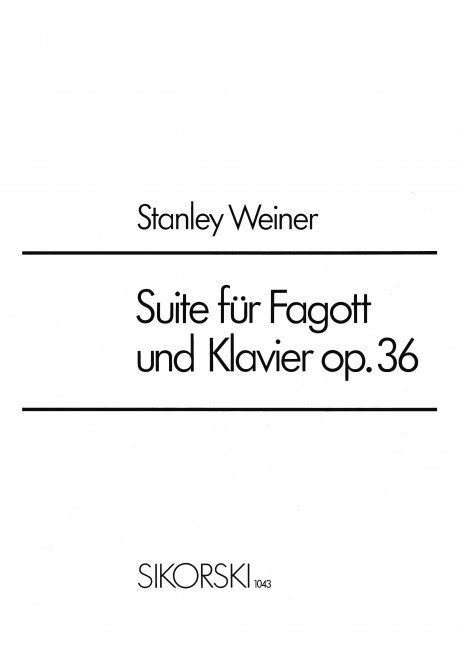 Front Cover Image Suite op. 36 
