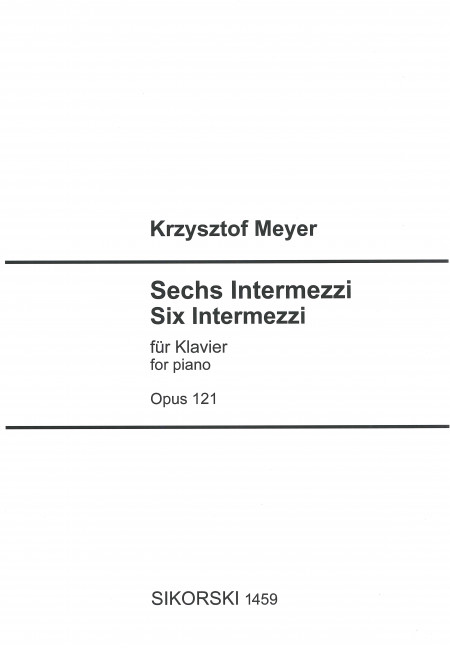 Front Cover Image 6 Intermezzi op. 121 